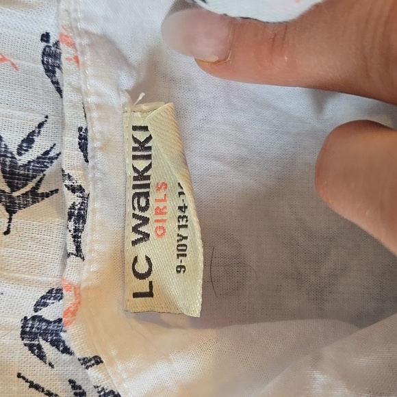 LC Waikiki Spaghetti Strap Button Down Summer Dress for a Girl (9-10 years old) - Picture 5 of 5